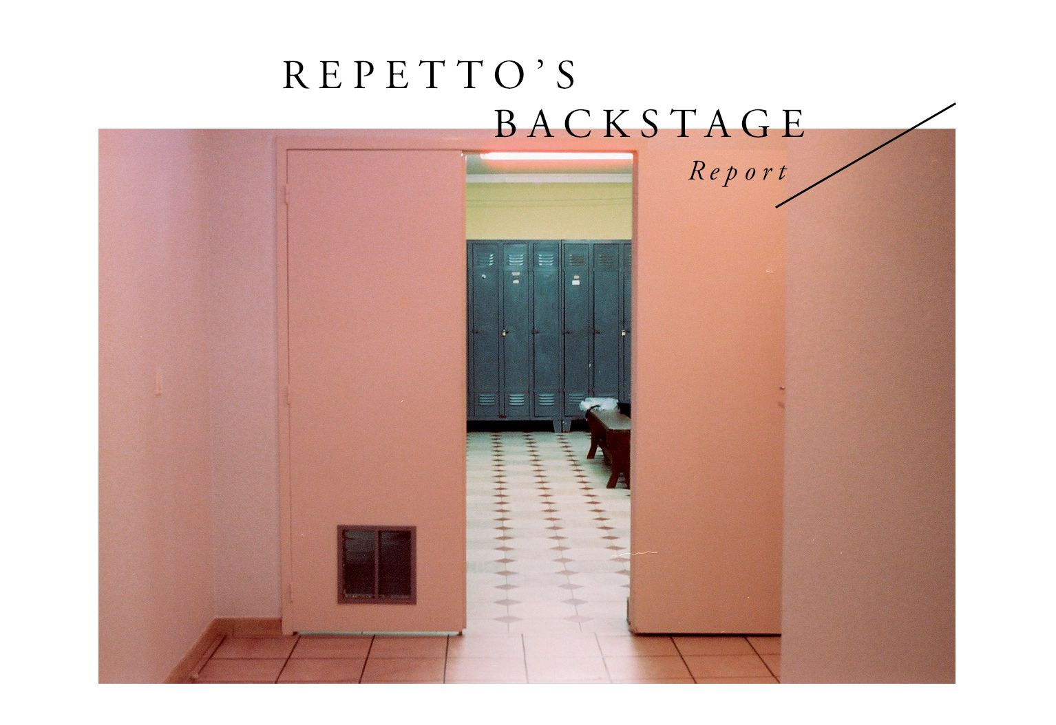 Backstage of Repetto